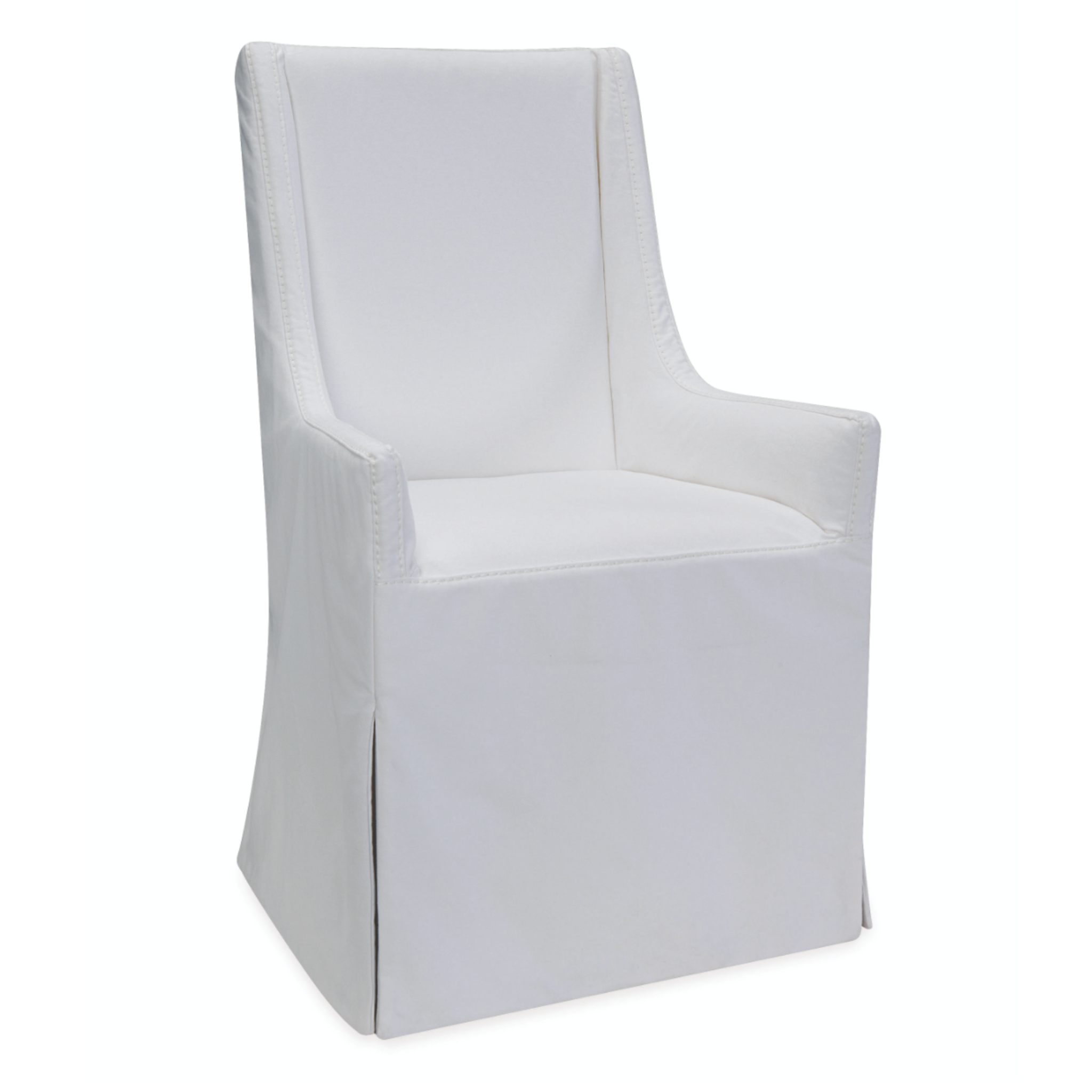 Newport Beach Slipcovered Dining Arm Chair