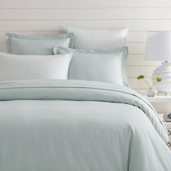 Organic Cotton Duvet Cover - Sky