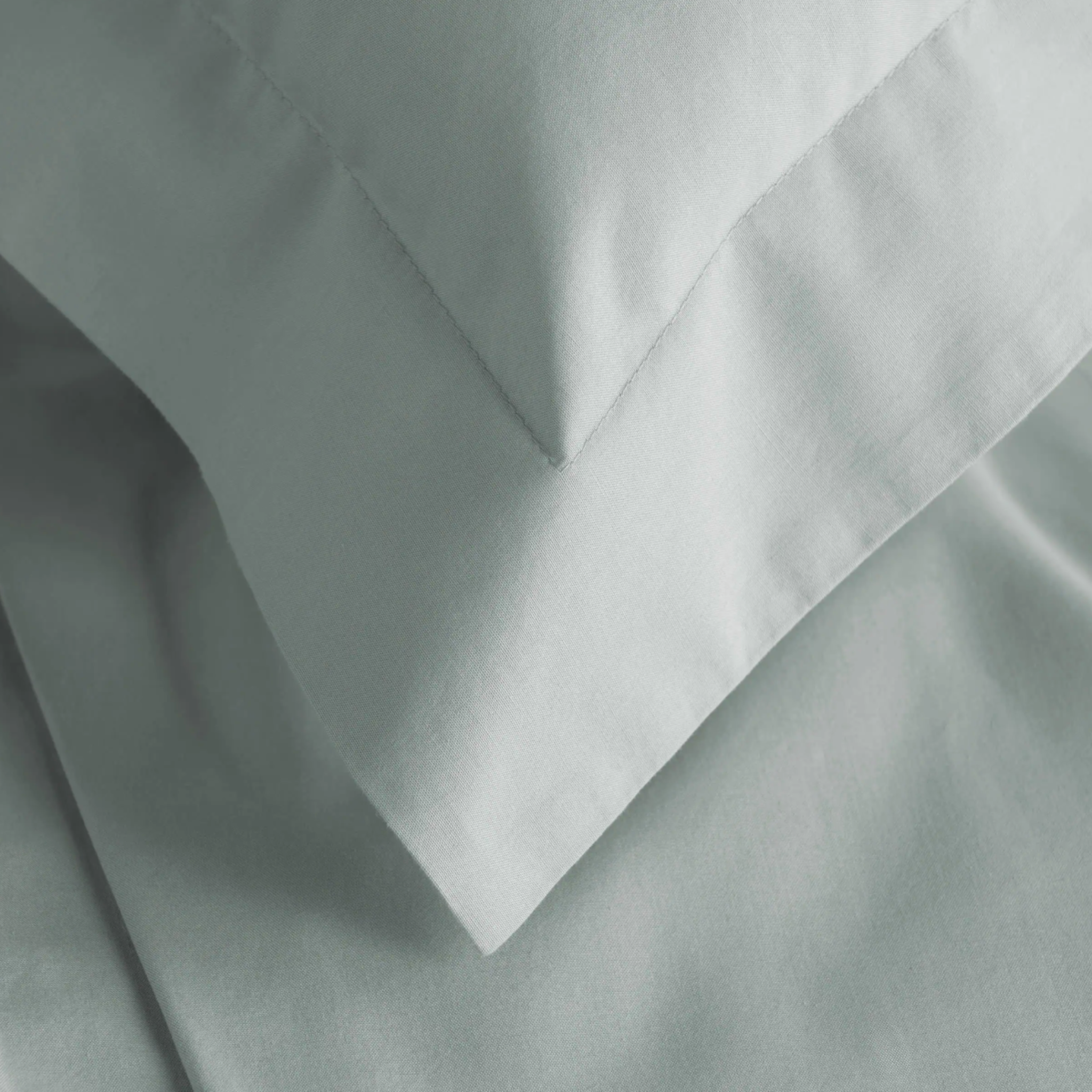 Organic Cotton Duvet Sham - Sky