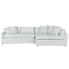 Grand Harbour Sectional w/Chaise in Brevard Birch, GR K-Showroom Sample
