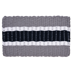 Rope Doormat - Cape Cod Navy Coastal Stripe