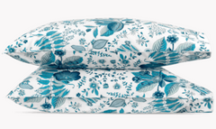 Pomegranate Pillow Cases - Prussian Blue