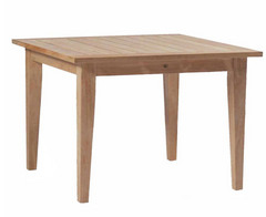 Cape Cod Square Teak Dining Table - Natural or Oyster Teak