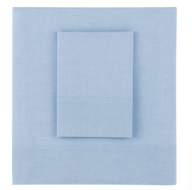 Cozy Cotton French Blue Sheet Set
