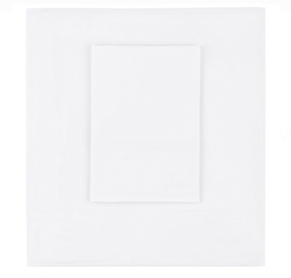 Cozy Cotton White Sheet Set