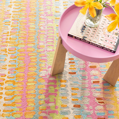 Paint Chip Micro Hooked Wool Rug - Confetti