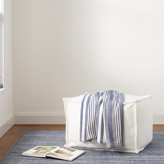 Bright White - Indoor/Outdoor Pouf