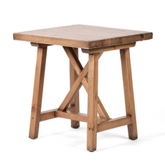 Cameron Waxed Pine Side Table