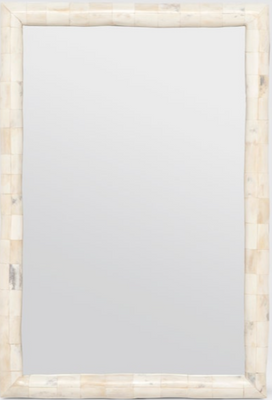 San Clemente Polished Bone Mirror - Two Sizes