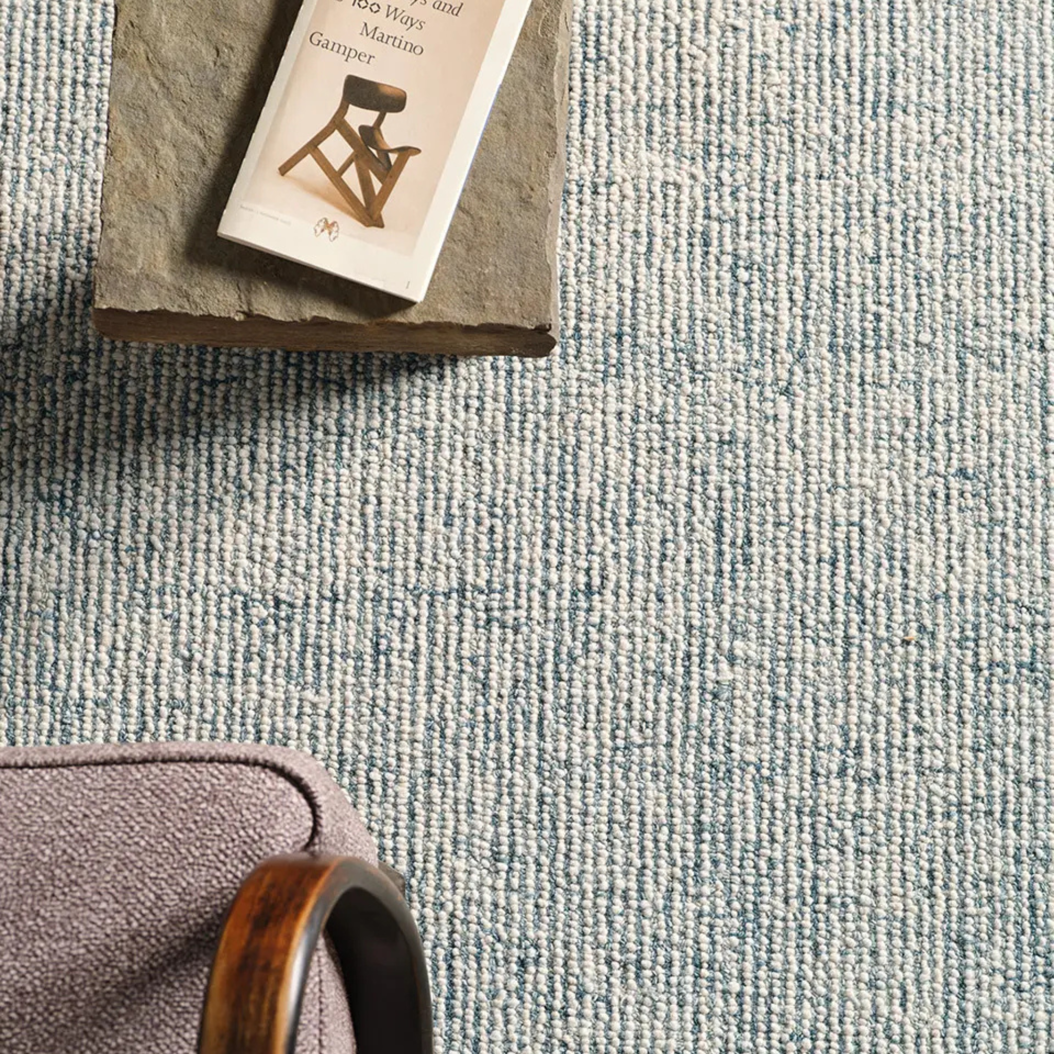 Seabrook Texture Rug - Blue