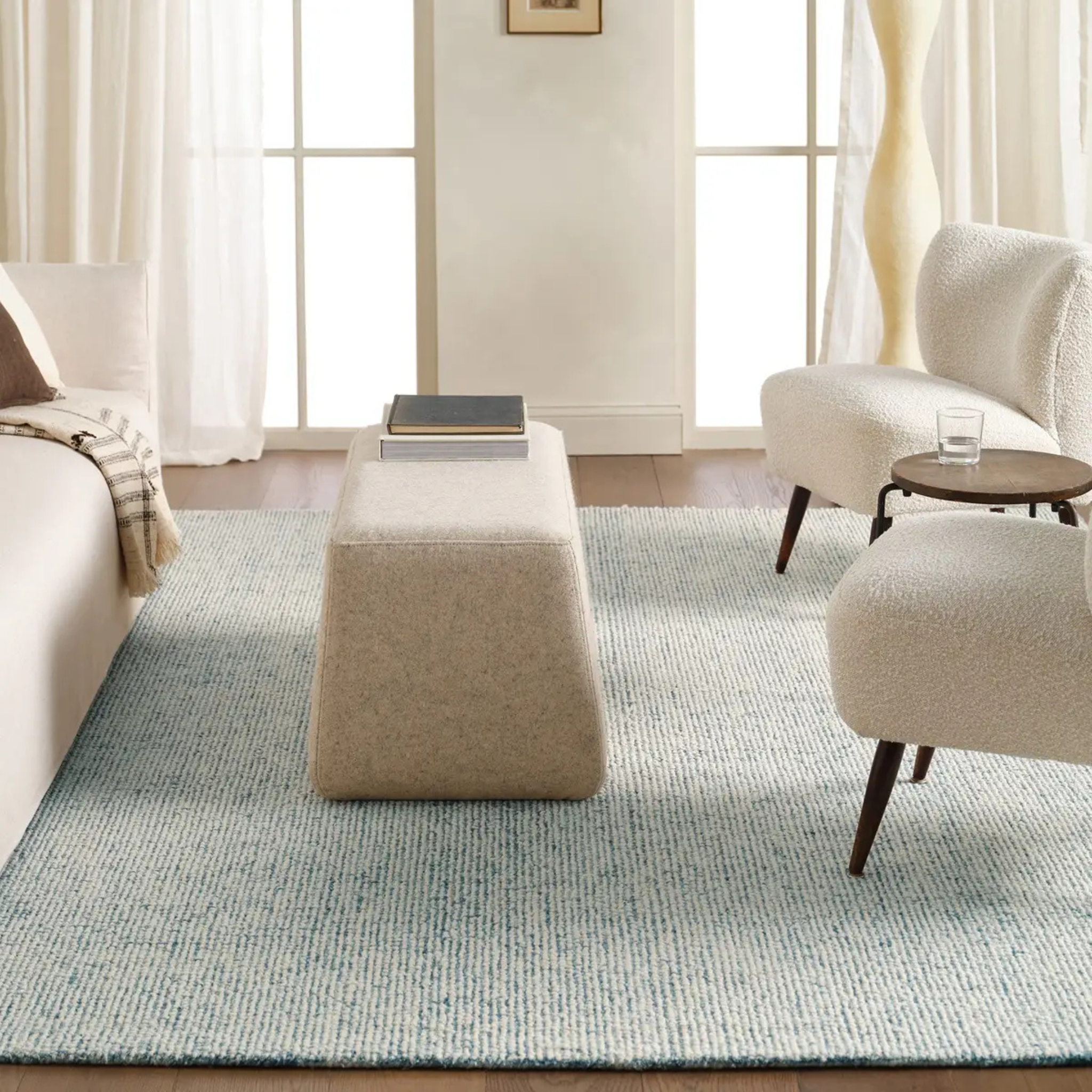 Seabrook Texture Rug - Blue