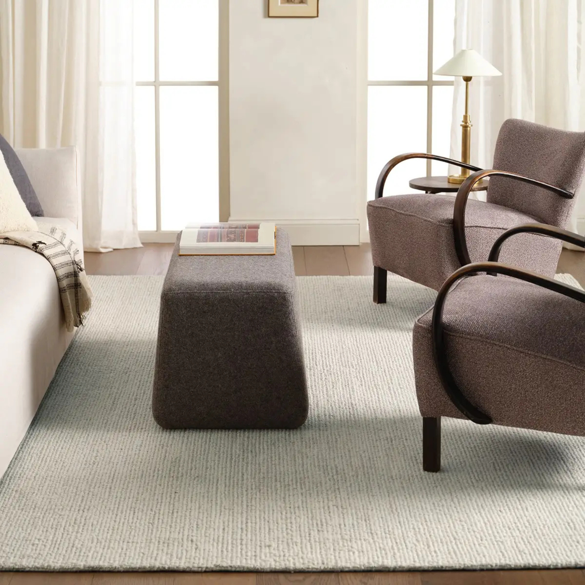 Seabrook Texture Rug - Grey