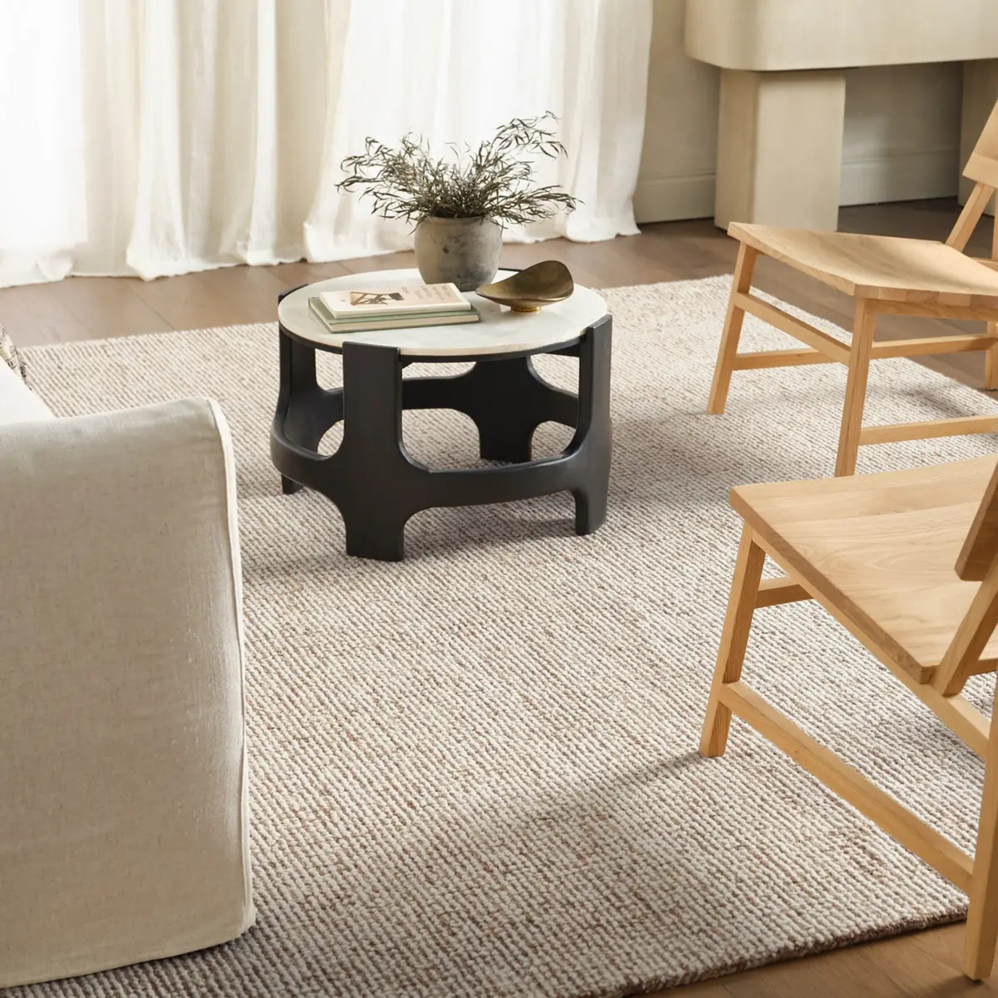 Seabrook Texture Rug - Natural