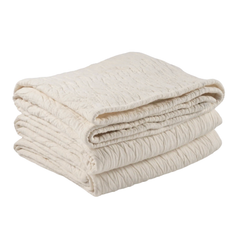 Shores Gauze Quilt - Dove White