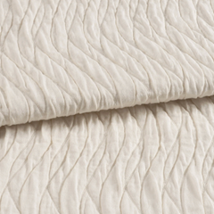 Shores Gauze Quilt - Dove White