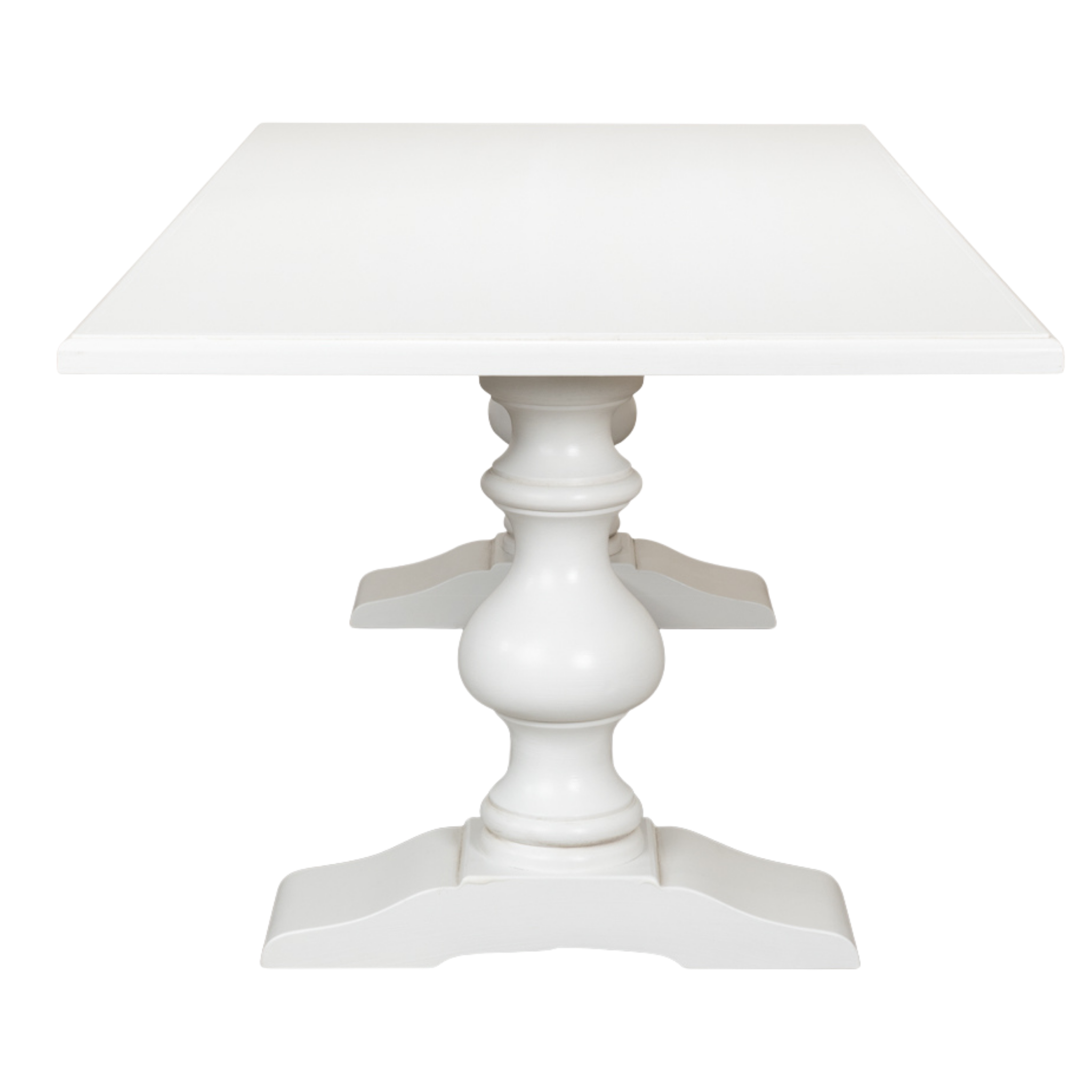 Southern Shores White Trestle Dining Table