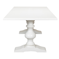 Southern Shores White Trestle Dining Table