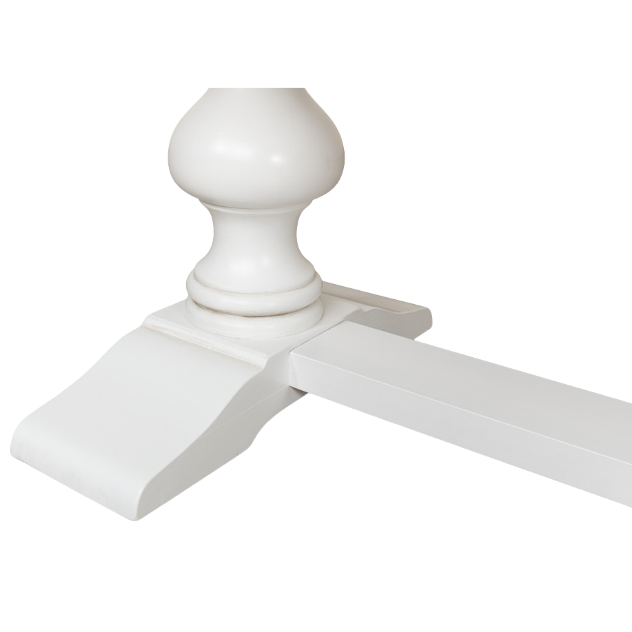 Southern Shores White Trestle Dining Table