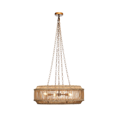 Surf City Rattan Chandelier