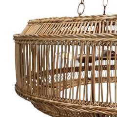Surf City Rattan Chandelier