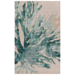 Delray Beach Coral Rug - Teal