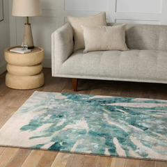 Delray Beach Coral Rug - Teal