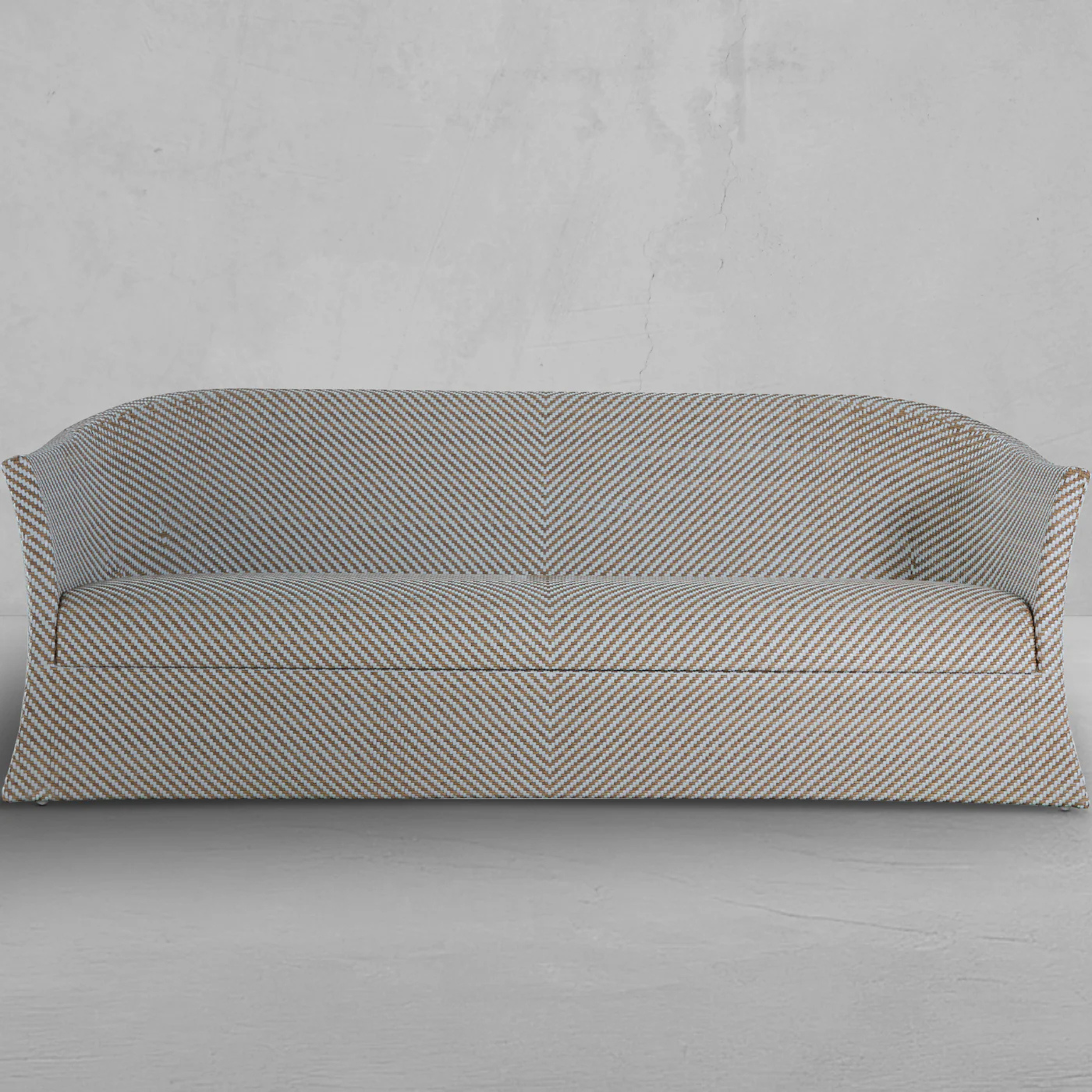 Palm Beach Outdoor Sofa - Natural & White