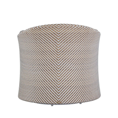 Palm Beach Outdoor Swivel Lounge Chair - Natural & White