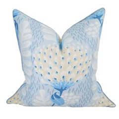 Thistle Pillow - Soft Blue