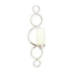 Ring Wall Sconce in Nickel