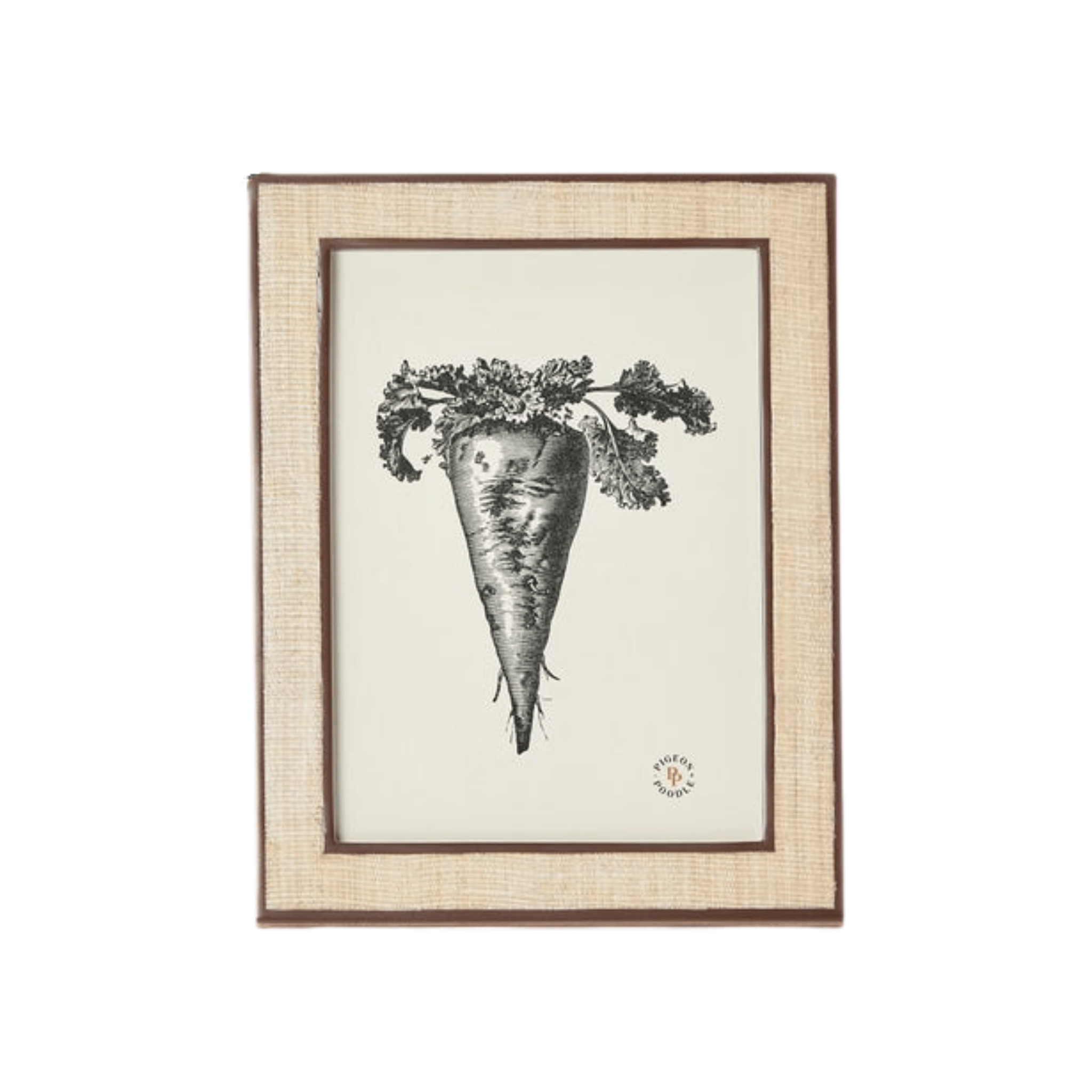 Aberdeen Abaca & Brown Picture Frame - Three Sizes - Our Boat House