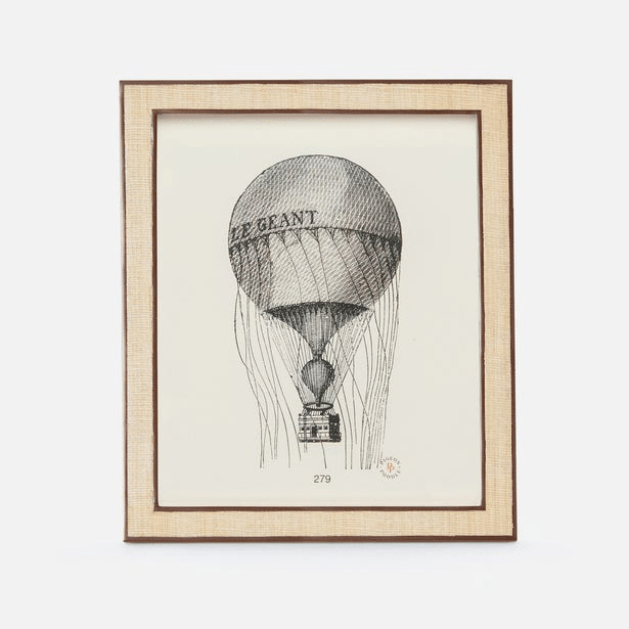 Aberdeen Abaca & Brown Picture Frame - Three Sizes - Our Boat House