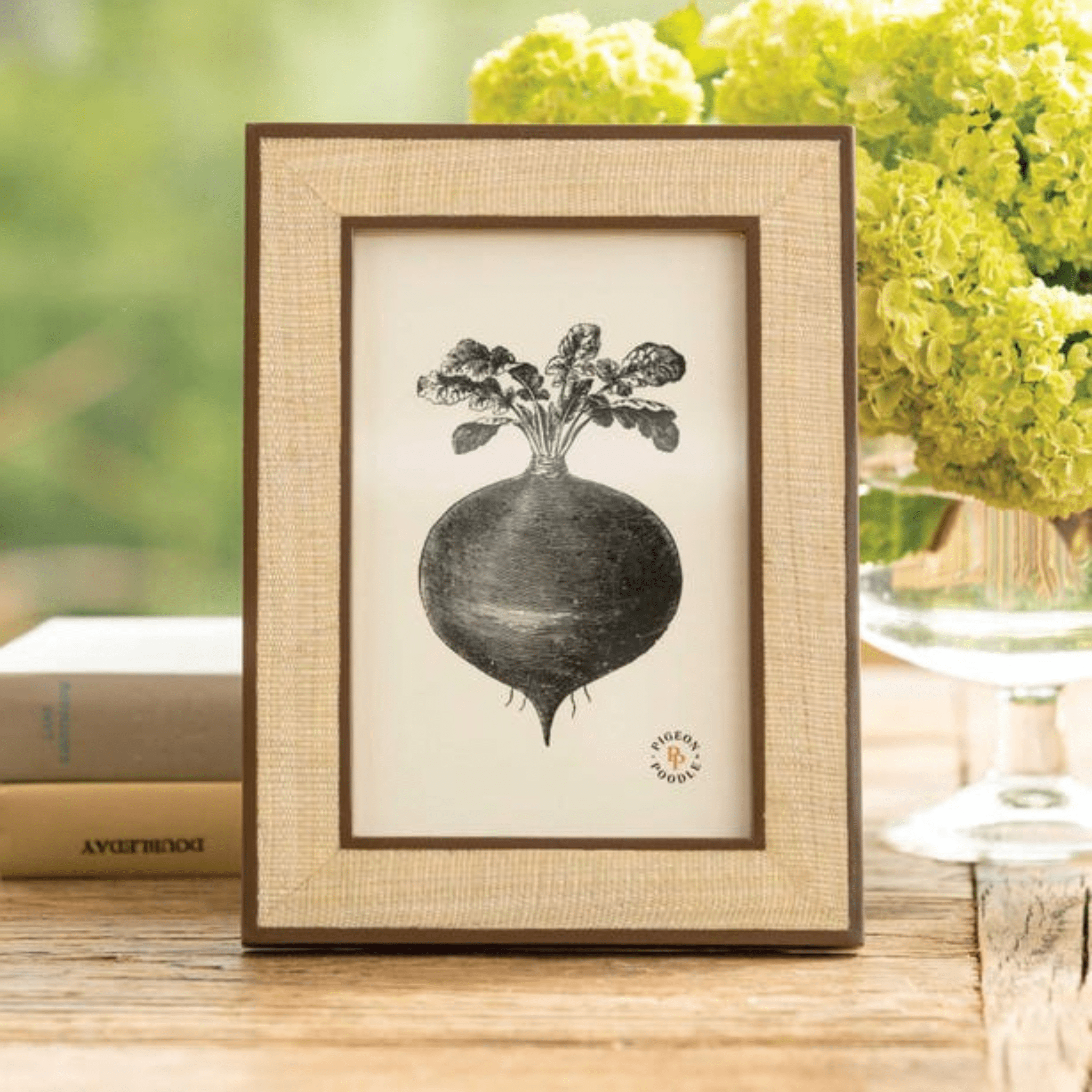 Aberdeen Abaca & Brown Picture Frame - Three Sizes - Our Boat House