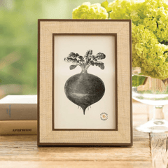 Aberdeen Abaca & Brown Picture Frame - Three Sizes - Our Boat House