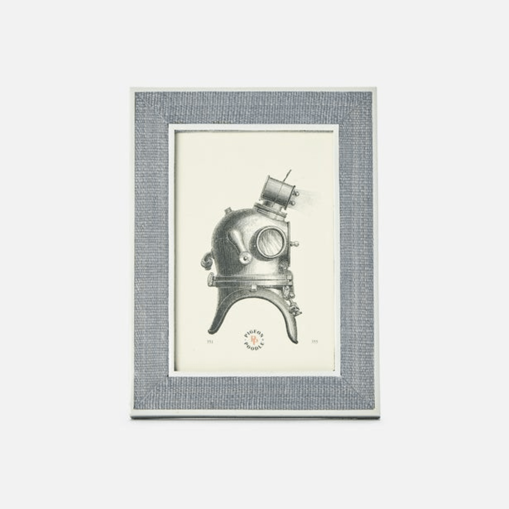 Aberdeen Steel Blue & White Picture Frame - Three Sizes - Our Boat House