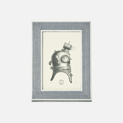 Aberdeen Steel Blue & White Picture Frame - Three Sizes - Our Boat House