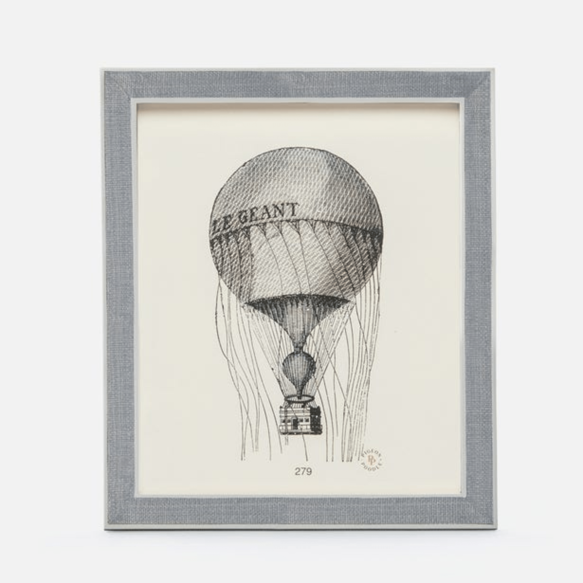 Aberdeen Steel Blue & White Picture Frame - Three Sizes - Our Boat House