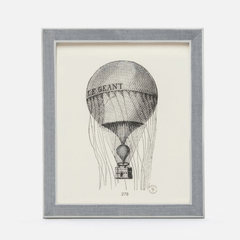 Aberdeen Steel Blue & White Picture Frame - Three Sizes - Our Boat House