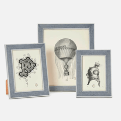 Aberdeen Steel Blue & White Picture Frame - Three Sizes - Our Boat House