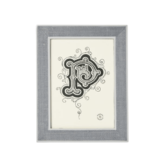 Aberdeen Steel Blue & White Picture Frame - Three Sizes - Our Boat House