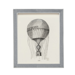 Aberdeen Steel Blue & White Picture Frame - Three Sizes - Our Boat House