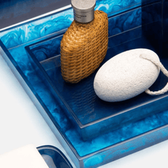 Abiko Bath Accessories - Cobalt Blue - Our Boat House