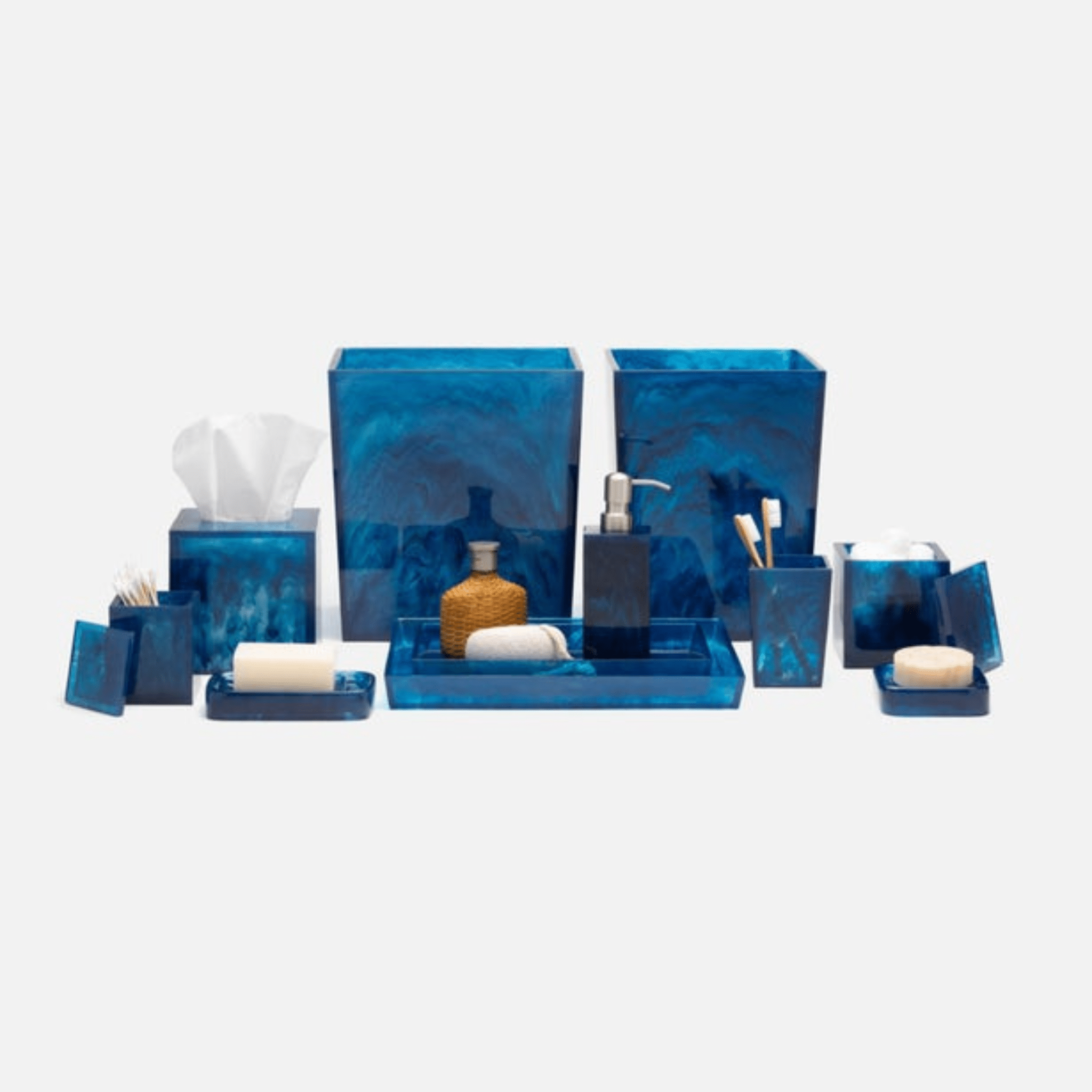 Abiko Bath Accessories - Cobalt Blue - Our Boat House