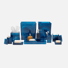 Abiko Bath Accessories - Cobalt Blue - Our Boat House