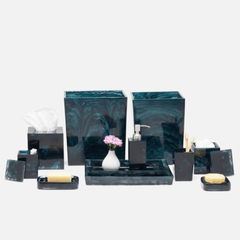 Abiko Bath Accessories - Dark Teal - Our Boat House