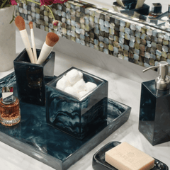 Abiko Bath Accessories - Dark Teal - Our Boat House