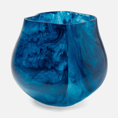 Abria Outdoor Planter - Cobalt - Our Boat House