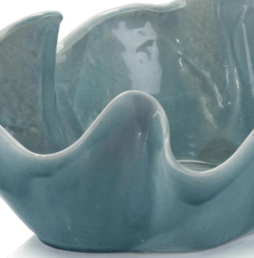 Aegean Sea Ripple Bowl - Our Boat House