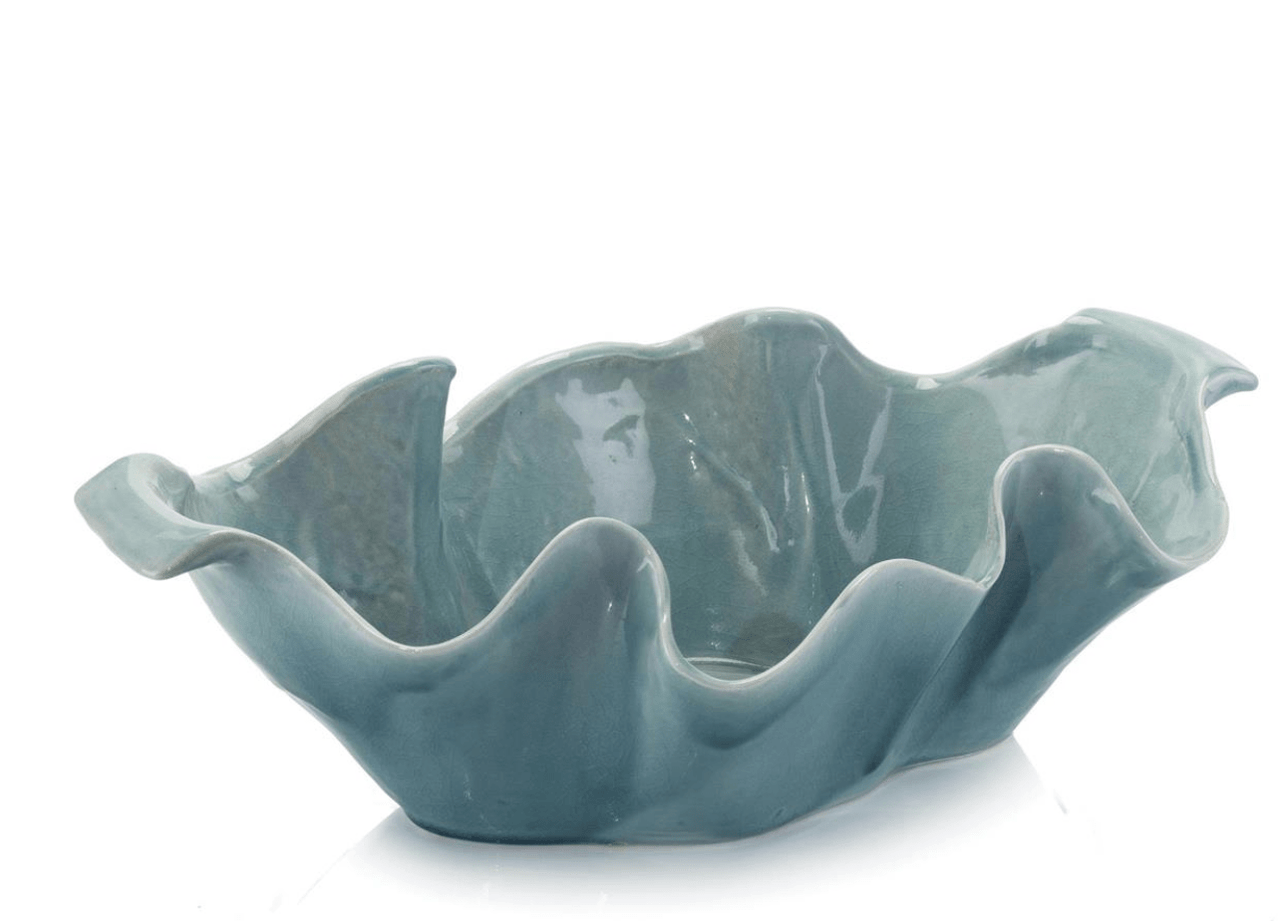 Aegean Sea Ripple Bowl - Our Boat House