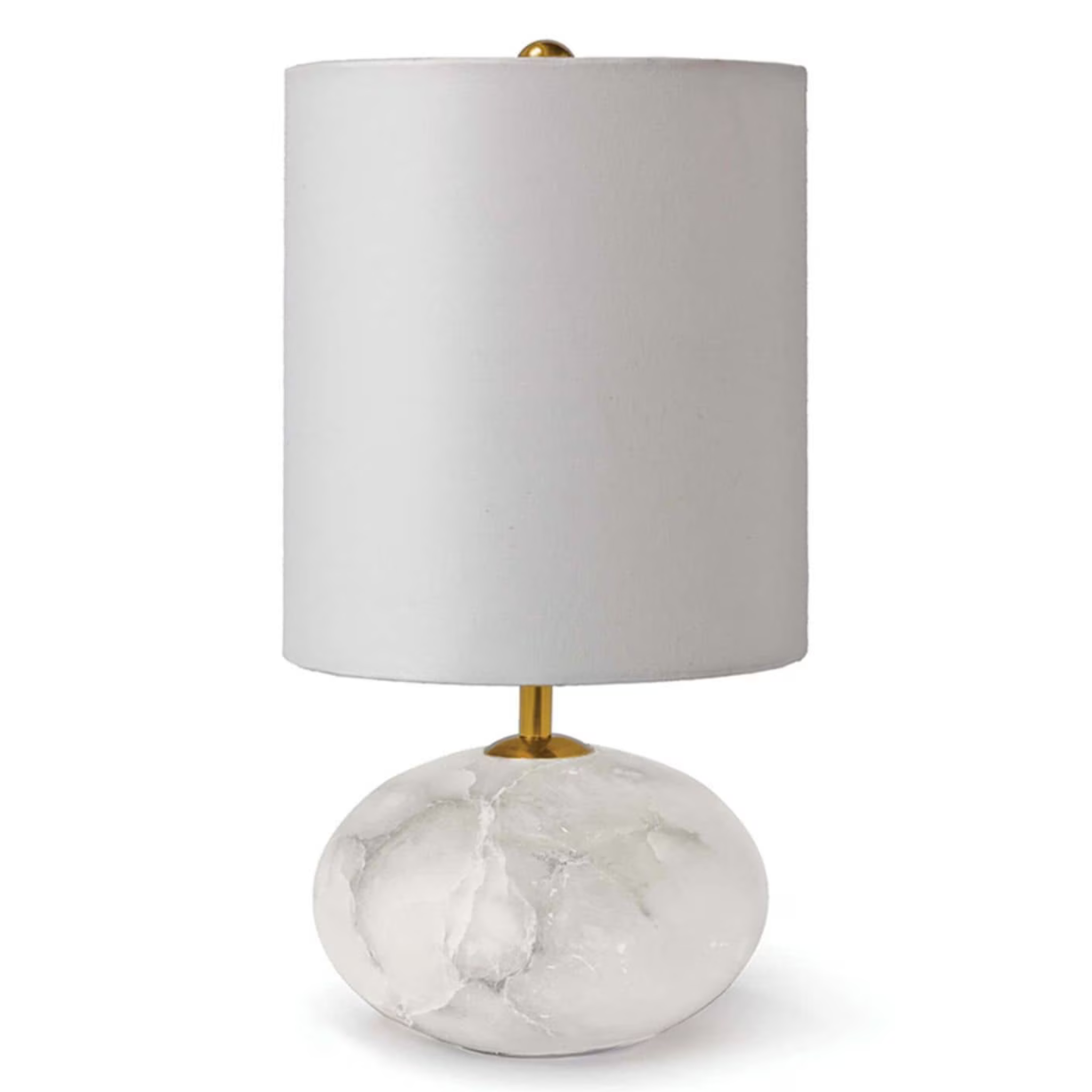 Alabaster Mini Orb Lamp - Our Boat House